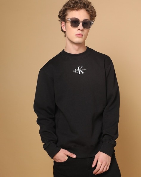 Calvin klein on sale sweatshirt mens