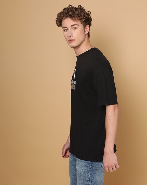 T-shirt Calvin Klein Jeans Stacked Archival Tee Preto de Homem