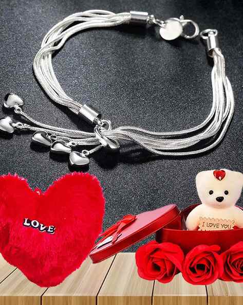 Buy Loving Heart Charm Bracelet Online India