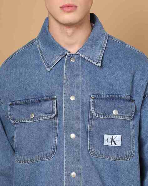 Denim by Calvin Buy Blue Online Men for Jeans Shirts Klein