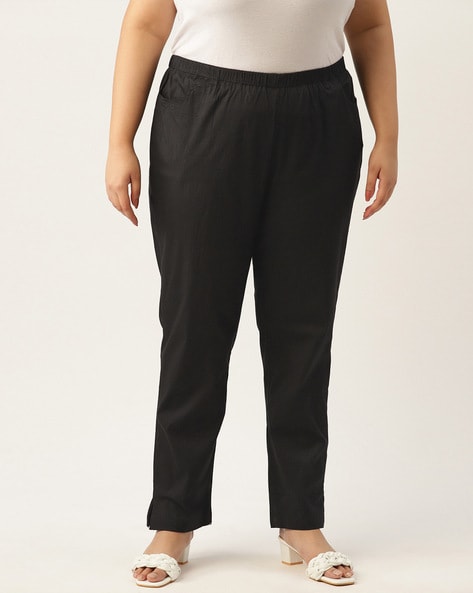 Wide trousers - Black - Ladies | H&M