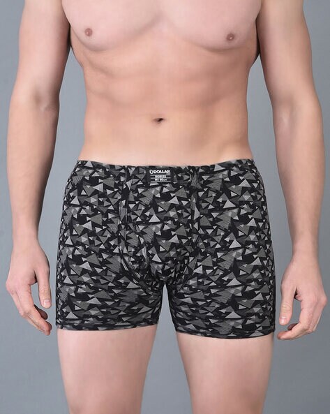 Pack of 3 Brand-Knit Trunks