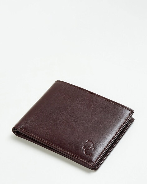 Men Leather Bi Fold Wallet