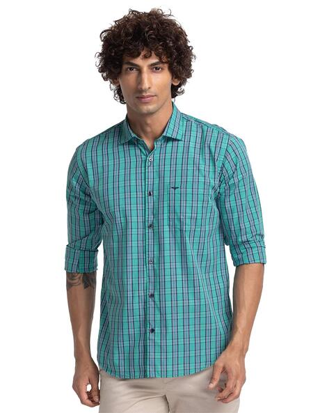 Buy Green Shirts for Men by PARK AVENUE Online Ajio