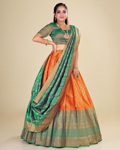 Rich Look Kalidar Lehenga Saree in Shastri Nagar , Jodhpur , Shri Bharat  Worldwide Private Limited | ID: 4622401391