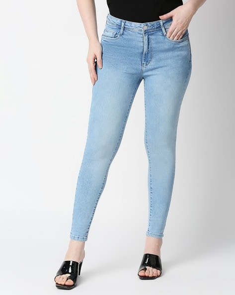 Buy INDIGEN Mens Denim Skinny Jeans-Light Blue (34) at Amazon.in