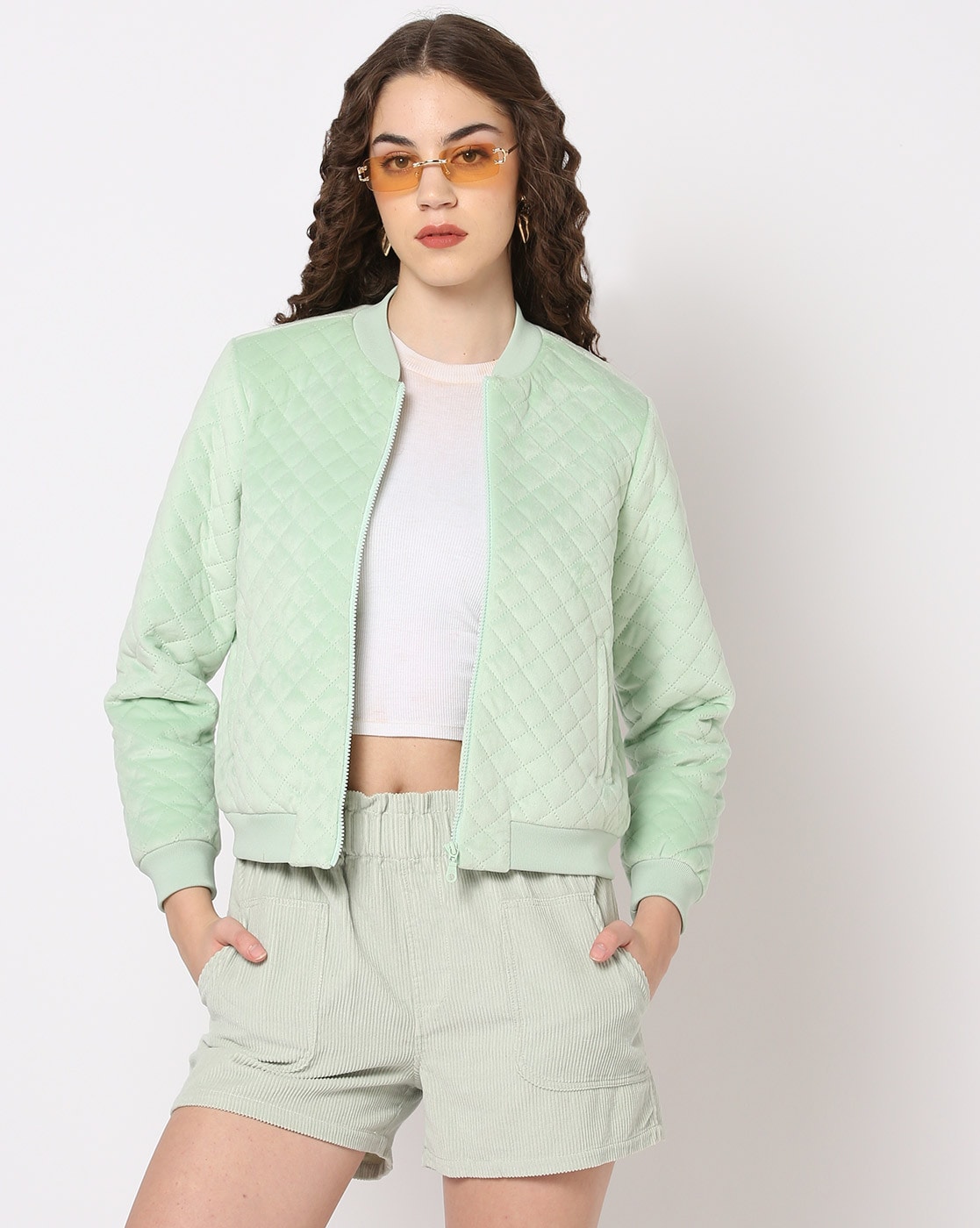 Women's Nylon Bomber Jacket | Women's Clearance | Abercrombie.com