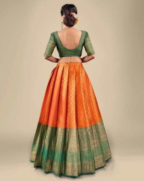 Orange lehenga | Bhavish