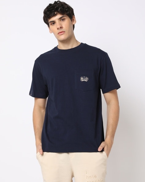 Gap navy blue t on sale shirt