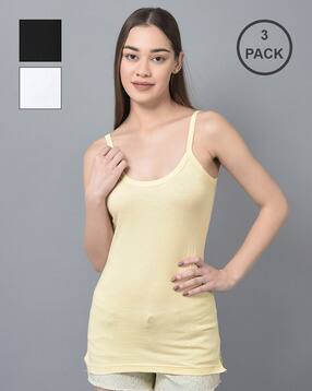 dollar Pack of 3 Scoop-Neck Camisoles-picture-46