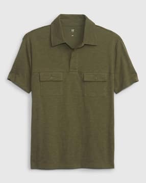 Relaxed Fit Cotton Polo T-Shirt-image-16