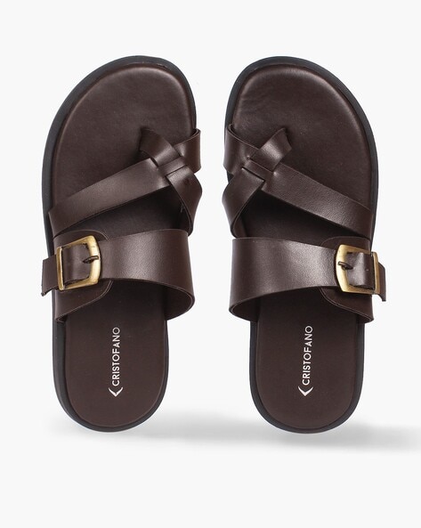 Buy Brown Sandals for Men by CRISTOFANO Online Ajio