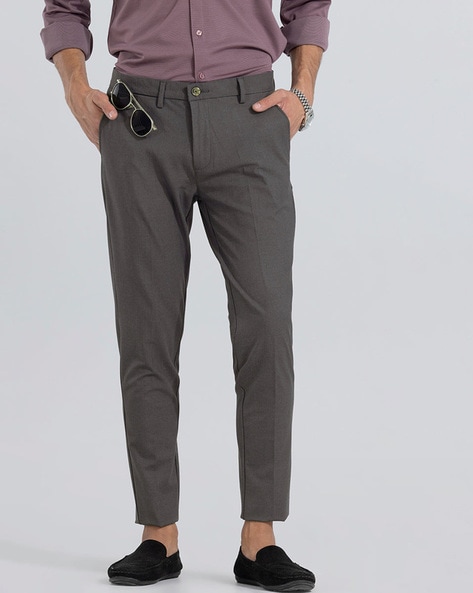 Buy Grey Trousers & Pants for Men by SNITCH Online