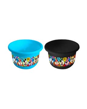 kuber industries Set of 2 Disney Print Unbreakable Bath Tubs-picture-32