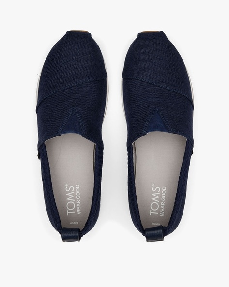 Mens blue cheap toms shoes