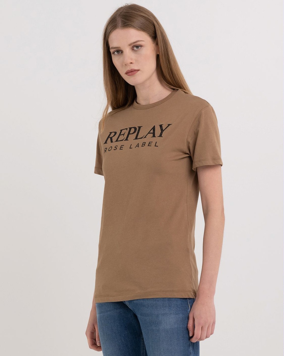 Buy Brown Women REPLAY Online Tshirts by for