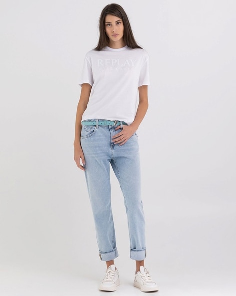 Buy White Tshirts for Women by REPLAY Online
