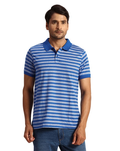 Parx Striped Polo T-Shirt