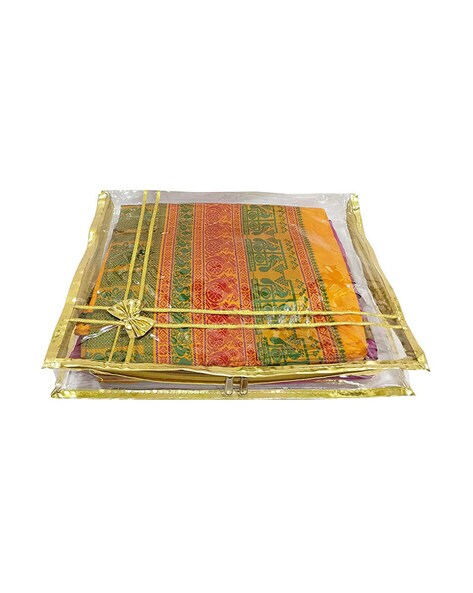Plain Transparent Plastic Saree Cover Bag, Capacity: 10 Kg at Rs 100/piece  in Mumbai