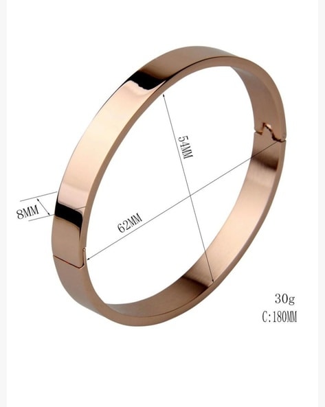 Impressive Pink Rose Gold Plated Fashion Bracelet with Full Guarantee