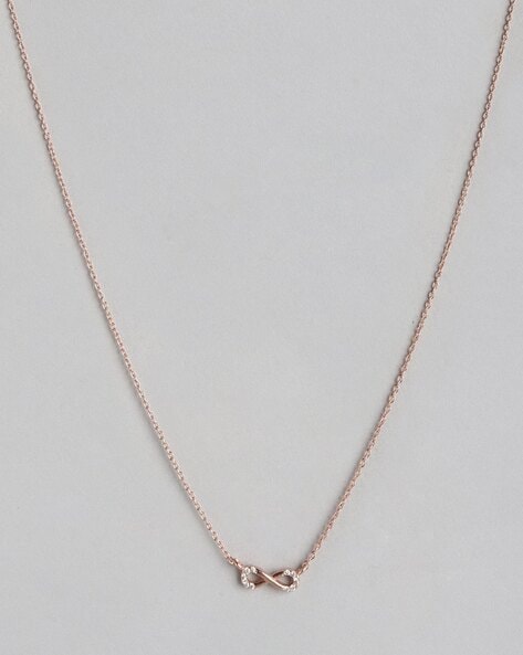 Tiffany infinity necklace hot sale rose gold