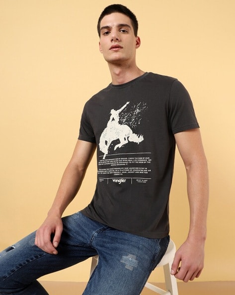 Wrangler Graphic Print Crew-Neck T-Shirt