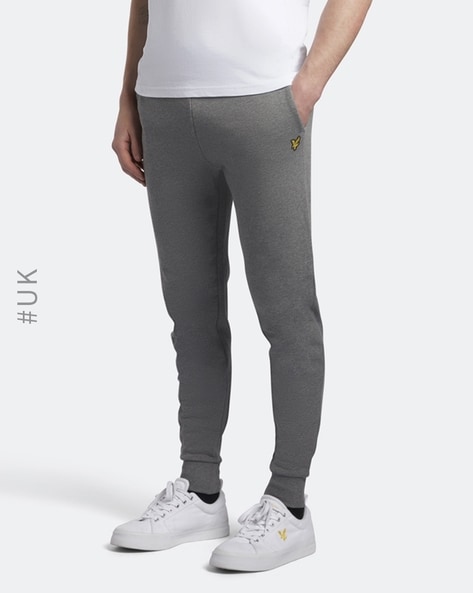 Grey skinny 2024 sweatpants men's