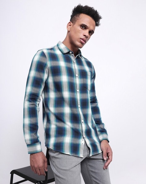 Lee Checked Slim Fit Shirt