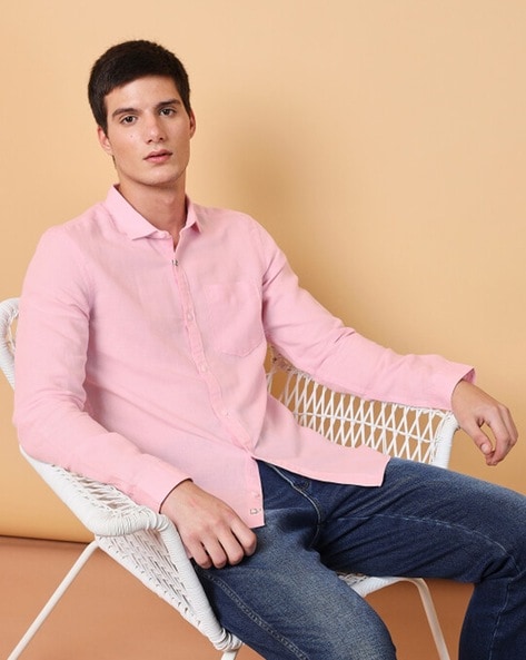 Wrangler pink shirt sale