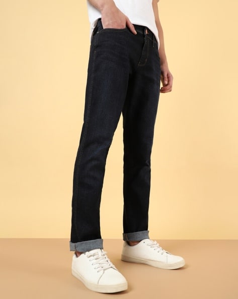 Wrangler Men Mid-Rise Slim Fit Jeans