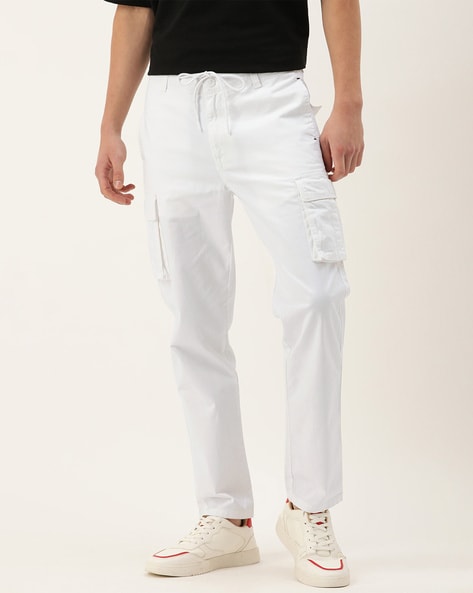 HARVARD Tapered Men White Trousers - Buy HARVARD Tapered Men White Trousers  Online at Best Prices in India | Flipkart.com