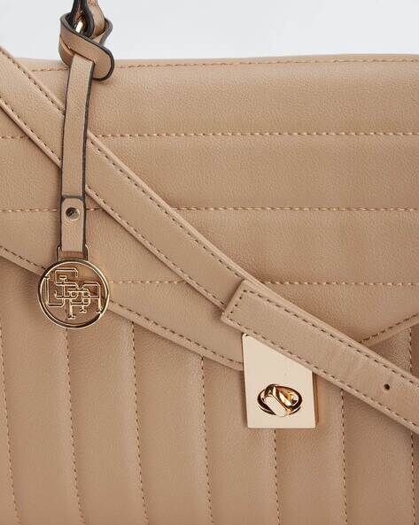 Buy U.S. Polo Assn. Women Detachable Strap Quilted Satchel Bag