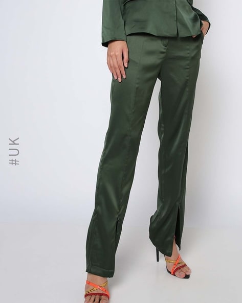 Vintage Talbots Size 6 Dark Green Corduroy Pants |... - Depop