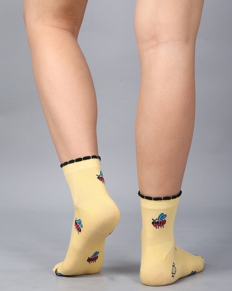 Buy Yellow Socks & Stockings for Women by DOLLAR Online