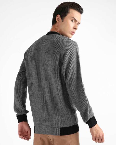 Buy Grey Sweaters & Cardigans for Men by Campus Sutra Online