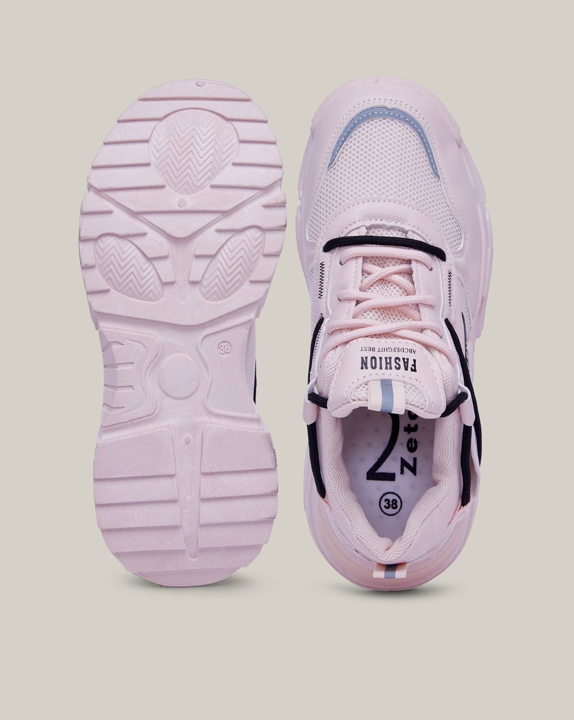 Ndure Shoes Casual Pink Shoes Buy Pink Sneakers For Women By Zeta