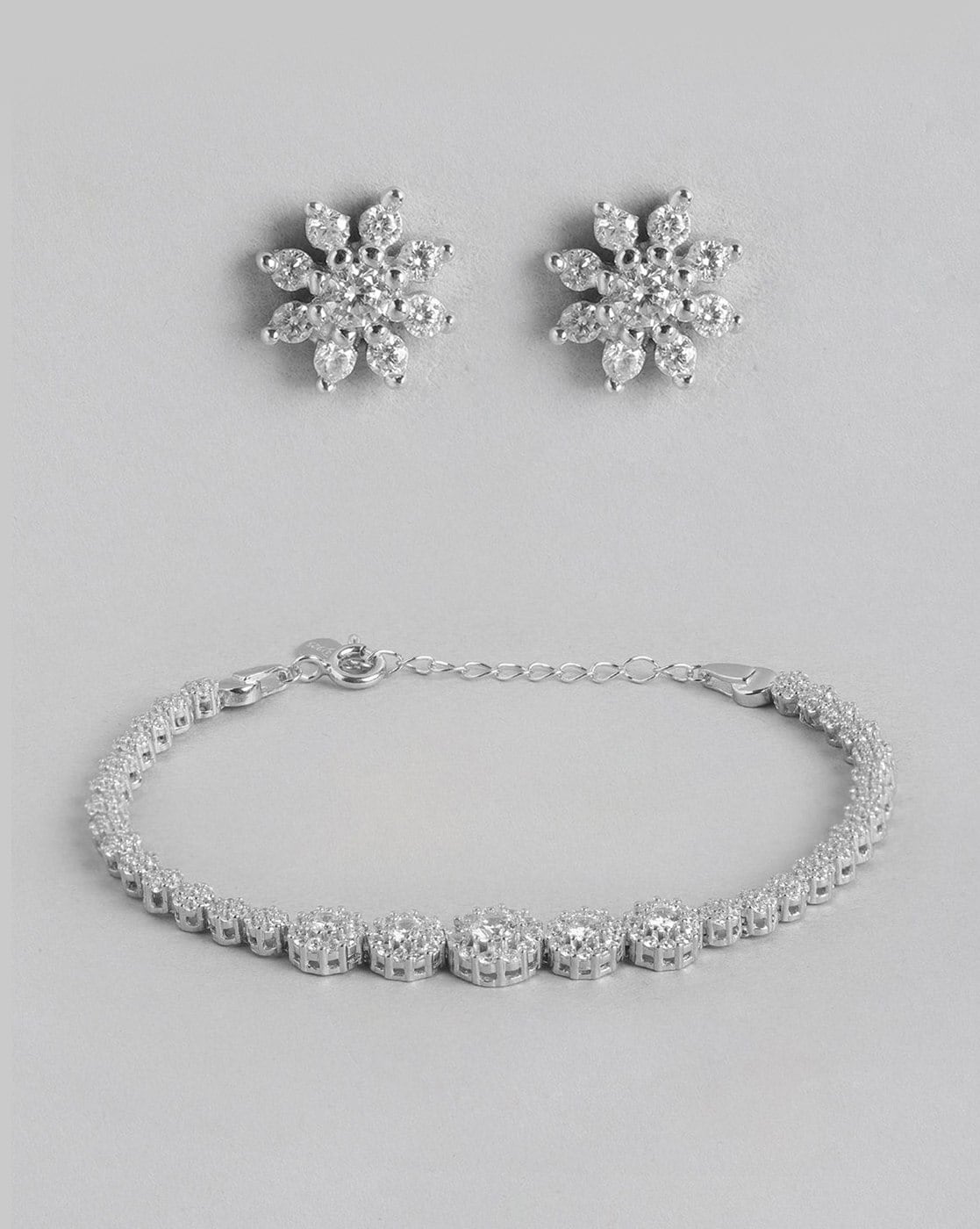 Jewelry Set 4 pcs Purple Amethyst Gems Silver Women Necklace Bracelet  Earrings | eBay
