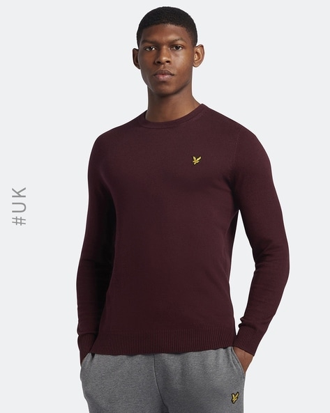 Burgundy mens outlet jumper