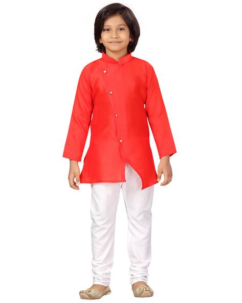 MUHURATAM Silk Kurta with Pyjamas
