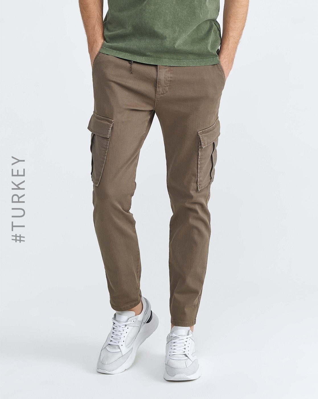 Buy Olive Green Trousers & Pants for Men by SPYKAR Online | Ajio.com