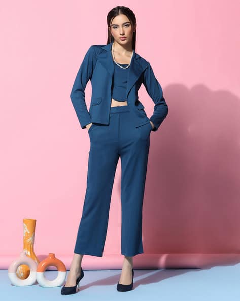Buy Teal Suit Sets for Women by Srutva Fashion Online