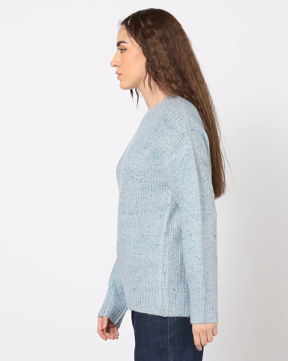 Buy Blue Sweaters & Cardigans for Women by DNMX Online | Ajio