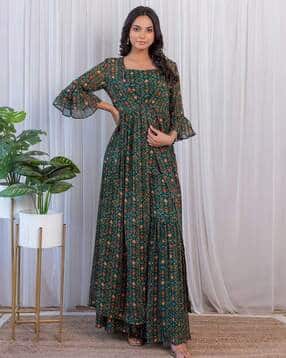 fusionic Printed Crop Top with Sharara & Jacket-picture-41