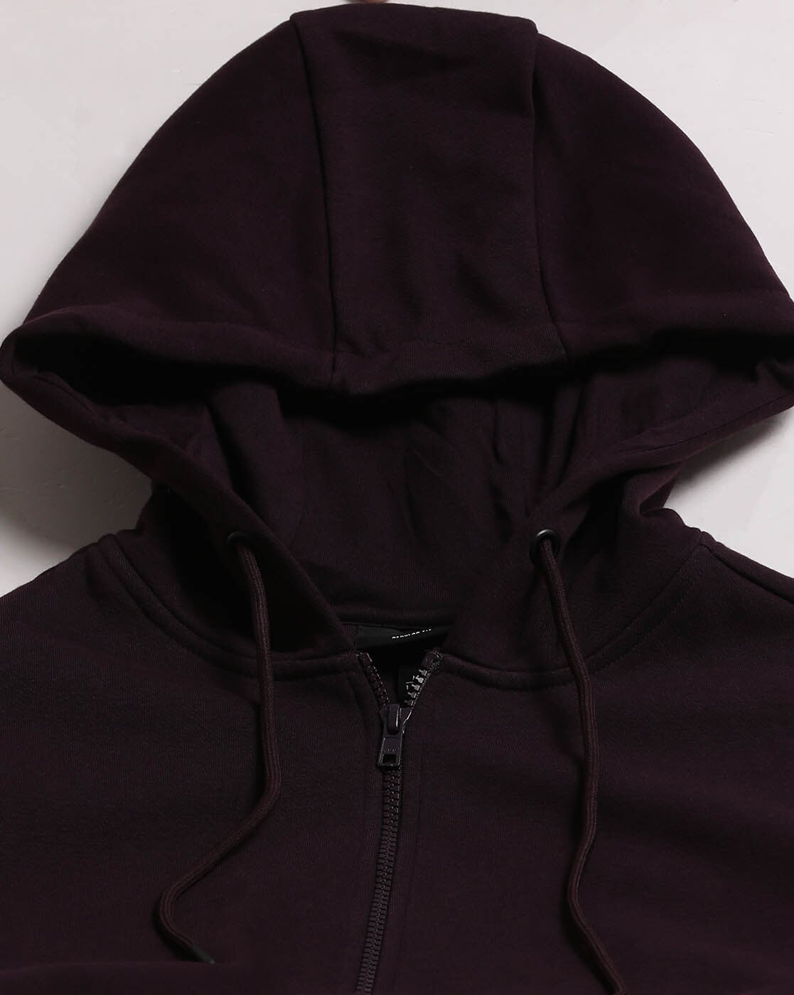 Plum zip clearance up hoodie