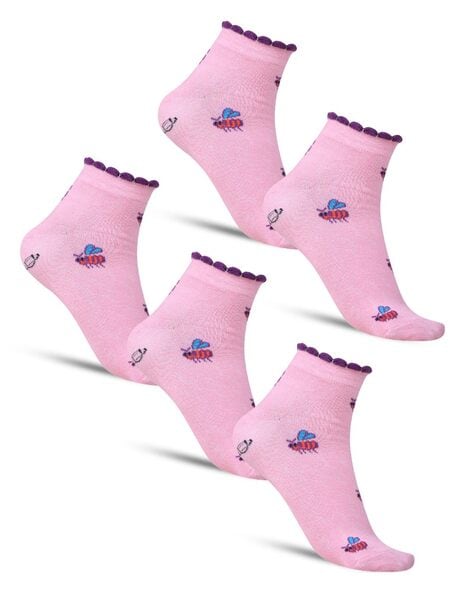 Buy Pink Socks & Stockings for Women by DOLLAR Online