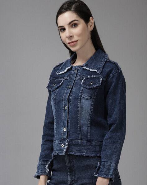 MUHURATAM Lightly Washed Trucker Jacket