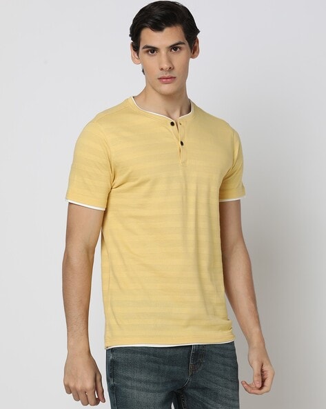 Buy Yellow Tshirts for Men by DNMX Online