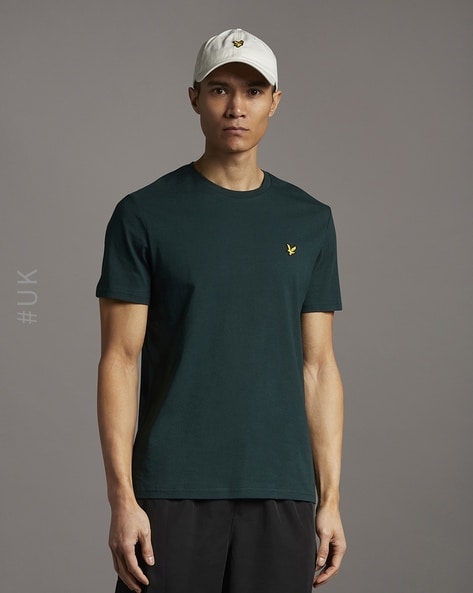 Lyle and scott hot sale green t shirt