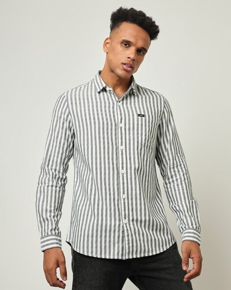 Lee Striped Slim Fit Shirt