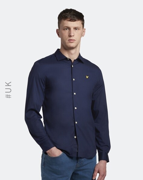 lyle and scott slim fit shirt